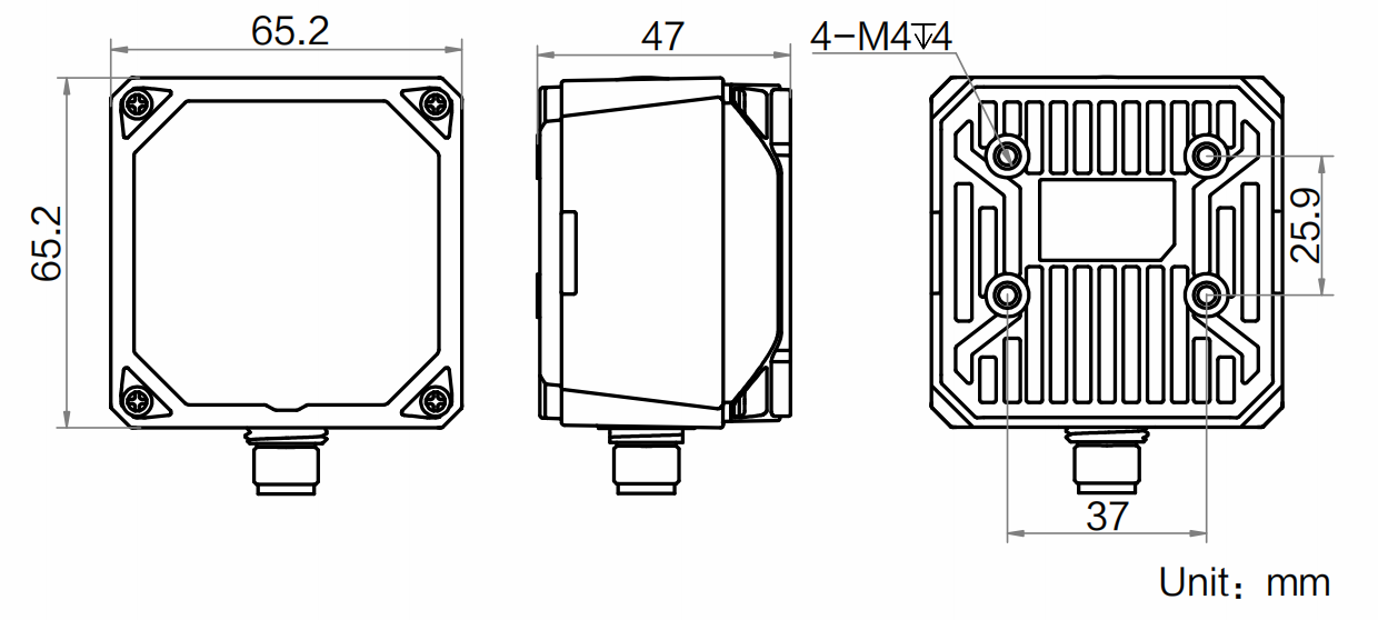 海康LVSCAN-RD74-3尺寸 海康LVSCAN-RD74-3尺寸