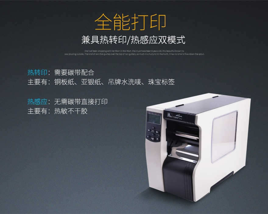 Zebra斑馬 110Xi4工業條碼打印機 Zebra斑馬 110Xi4工業條碼打印機